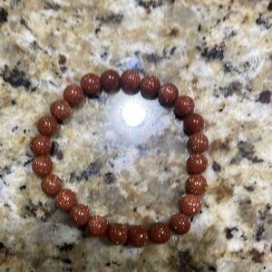 Gold stone Gemstone Bracelet - Beaded Bracelets